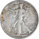1938-D Walking Liberty Silver Half Dollar VF Uncertified #831