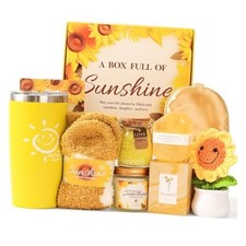 Birthday Gifts for Women Sisters - 8 Pcs Sunshine Self Care Sunflower-A-8PC