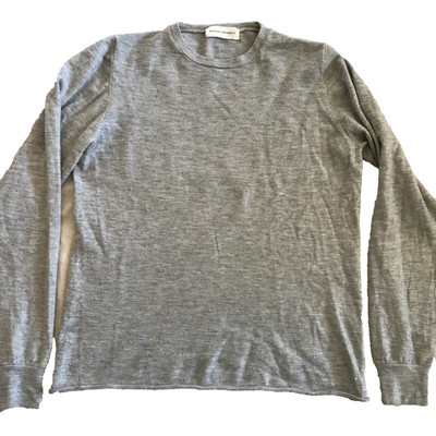 EXTREME CASHMERE X  UNISEX KNIT WOOL CROWN NECK PULLOVER SWEATER MEDIUM SIZE EU