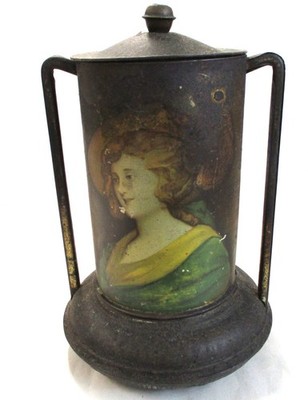 ANTIQUE VICTORIAN RIDGWAYS 5 O'CLOCK TEA TIN