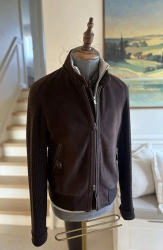$7,500 Tom Ford Suede Bomber Jacket  - product listing photo