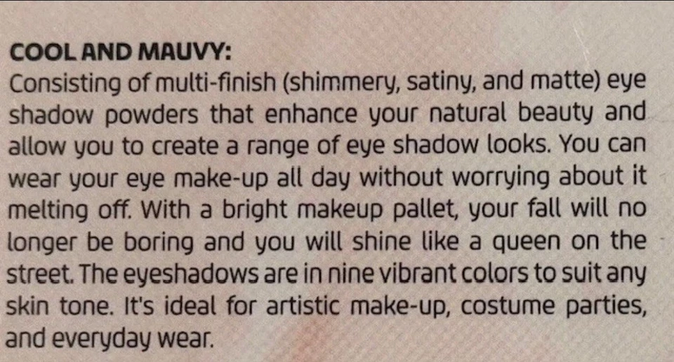 Les Couleurs De Monaco Prestige Eye Palette Cool Eyeshadow Fall Colors Sealed - Image 3 of 4