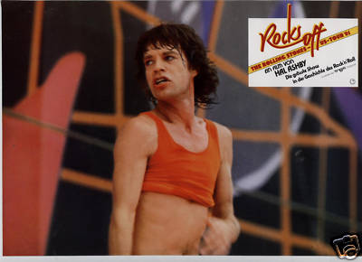 AF ROCKS OFF Rolling Stones US-Tour `81 Mick Jagger #b