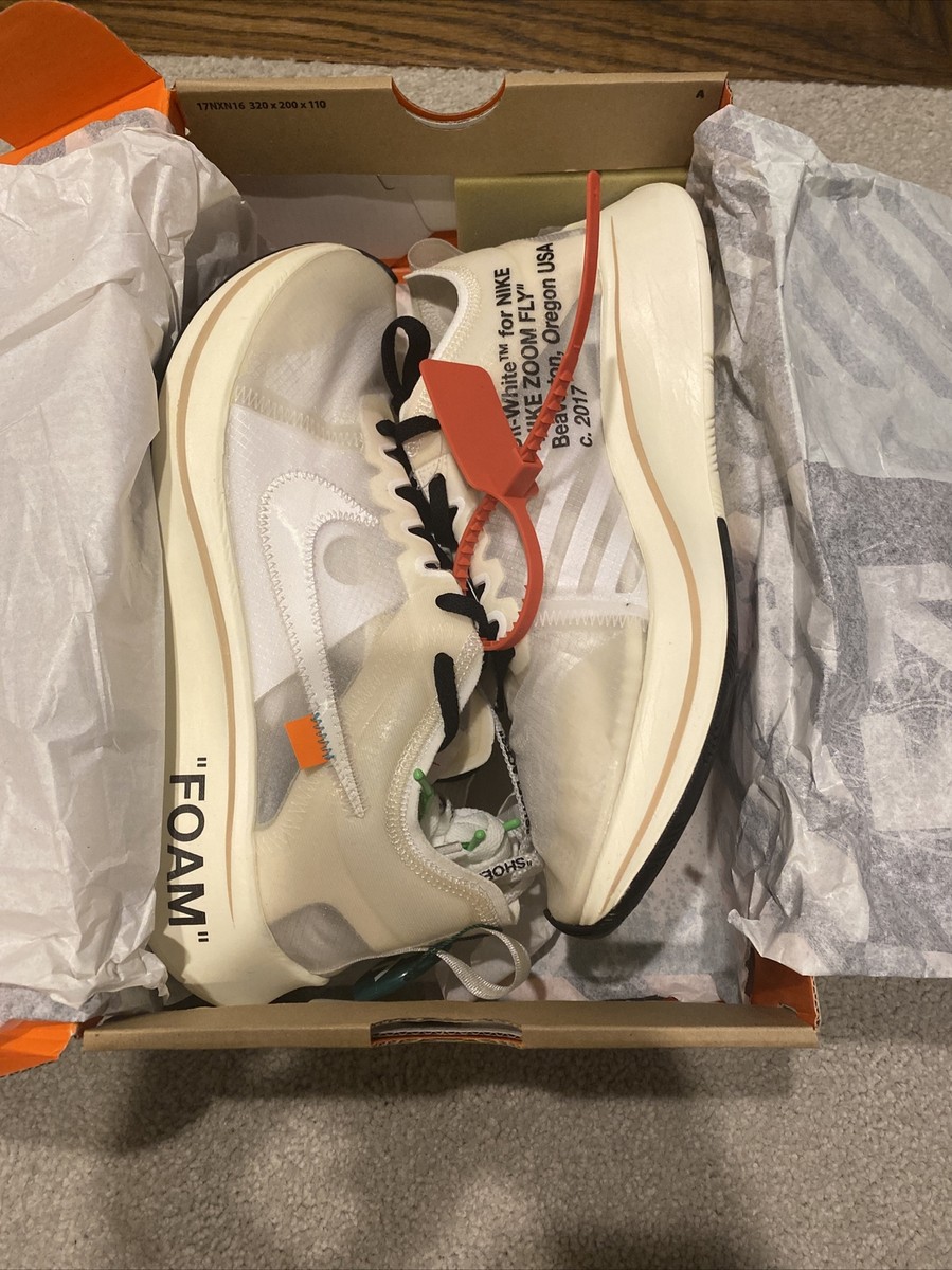 Size 9.5 - Nike Zoom Fly SP x OFF-WHITE The Ten 2017 Size 9.5 - Nike Zoom Fly SP x OFF-WHITE The Ten 2017