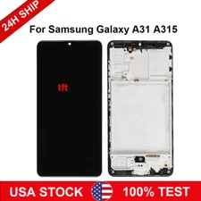 For Samsung Galaxy A31 A315 A315F SM-A315G/DSL LCD Display Touch Screen + Frame