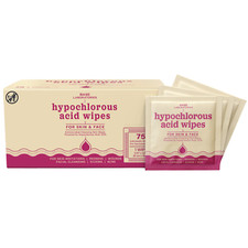 Base Labs Hypochlorous Acid Infused Wipes  Cleansing Wipes For Skin  75 Wipes