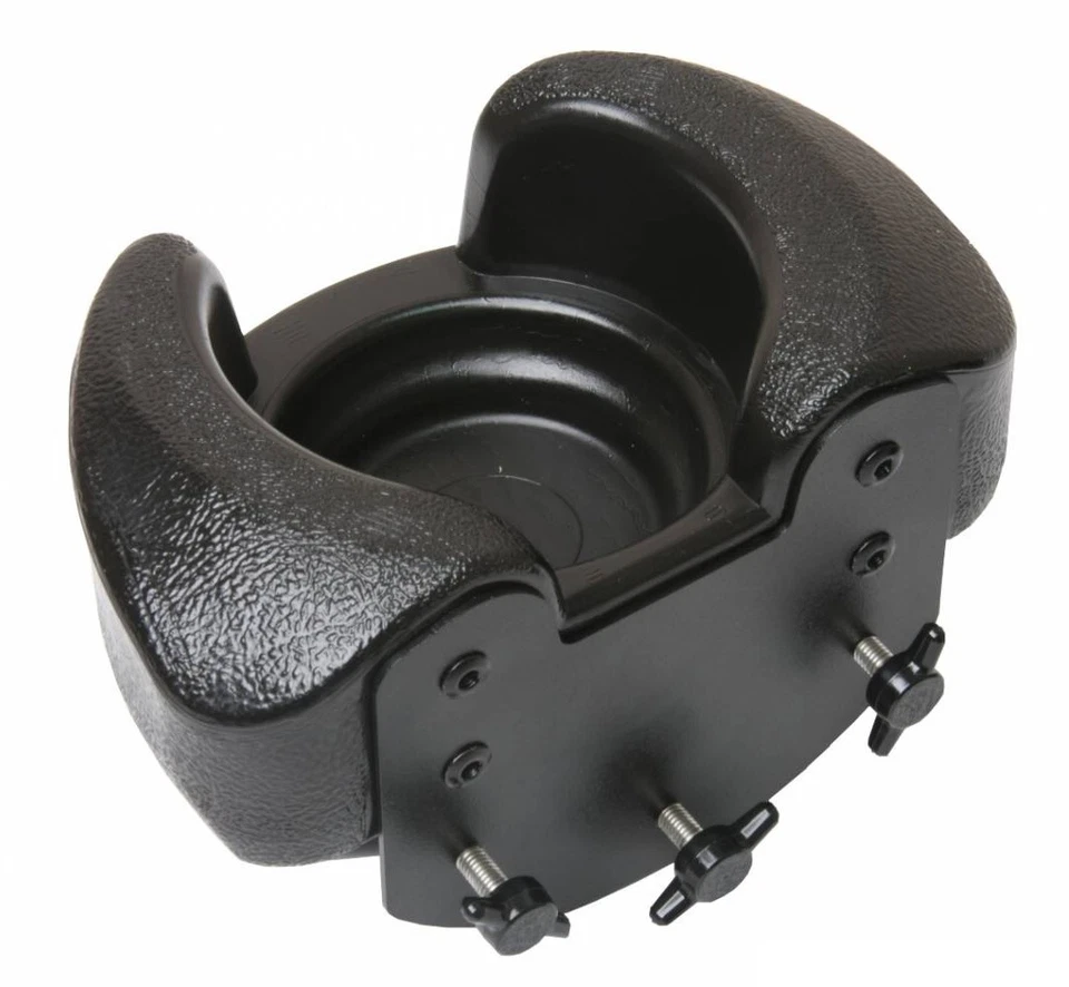 Portavasos panel puerta adicional con dos anillos para BMW negro fácil montaje Foto 4 de 4