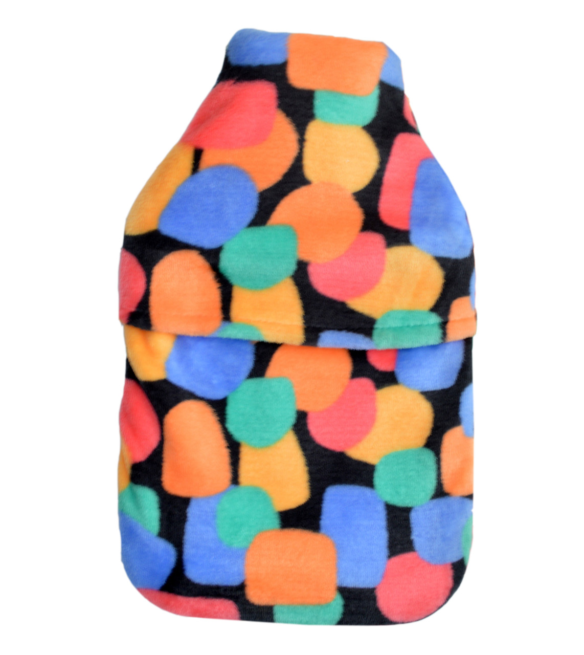 Hot Water Bottle & Cover ARTY RETRO SHAPES Fleece 2 LITRE - Vagabond