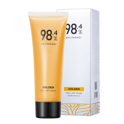 98.4% Gold Peel Off Facial Mask for Blackhead& Pore Cleansing Reduces Fine Lines