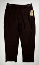 NEW! MICHAEL Michael Kors Women's L Chain-Detail Wide-Leg Pants NWT $110