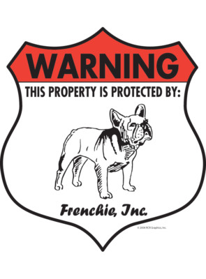 Cartello in Latta con Scritta in Lingua Inglese Warning Property