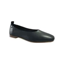 Time and Tru Women's Soft Square Toe Ballet Flats 8 Black