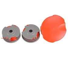 1Set Trimmer Spool Line & Spool Cap Fit for Flymo Contour 500 700 500XT