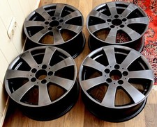 4X SMC Alu Felgen original Mercedes W 203 W204 16 Zoll 5x112