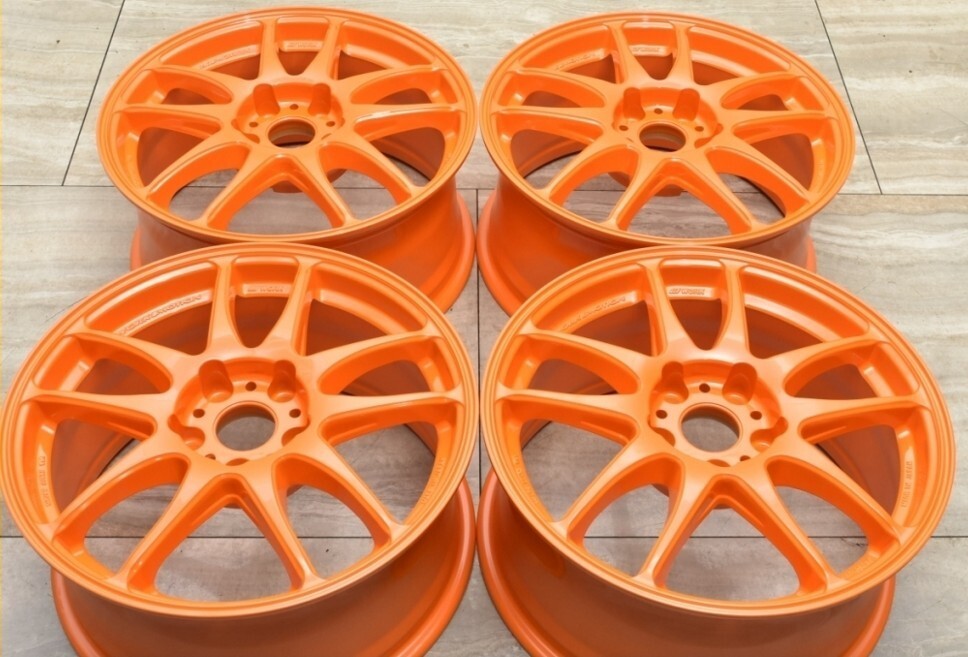 【極美品】WORKエモーション CR kai 17in 8J+47 5H WORK Emotion CR Kiwami NEW 4wheels 17inch 8J +47 5H-114.3 in stock