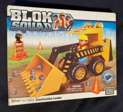 Mega Bloks Blok Squad Construction Loader 90-Piece Set #2412 - NIB 
