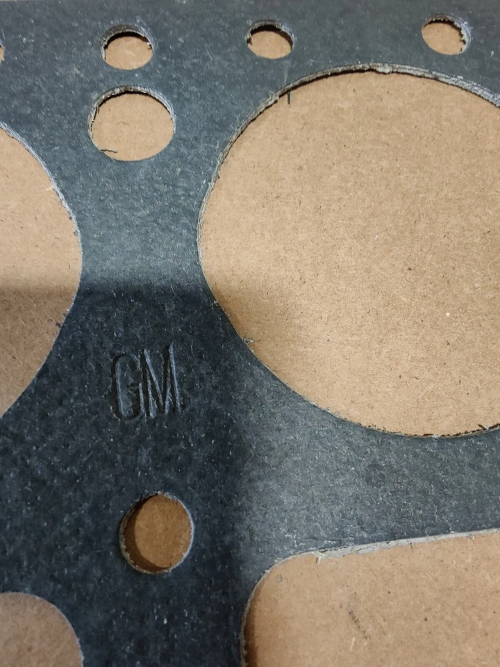 Junta de culata recta de 8 cilindros GM 1283370 Buick Series 80 90 OEM 1931-35 NUEVO DE STOCK Foto 2 de 3