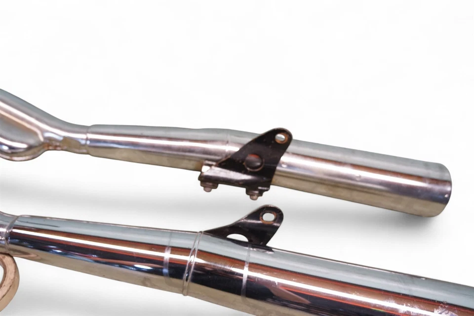 SUZUKI 85 GS 700 ES GS700 GS700ES CHROME EXHAUST SYSTEM MUFFLERS PIPES #2 *2670 - Image 4 of 4