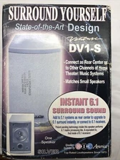 New Sealed Box Vintage BIC America DV1-S Rear center Dual Input Mini Speaker