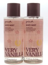 VICTORIA'S SECRET PINK VERY VANILLA BODY MIST SPRAY 8.4 FL OZ LOT OF 2 PCS 