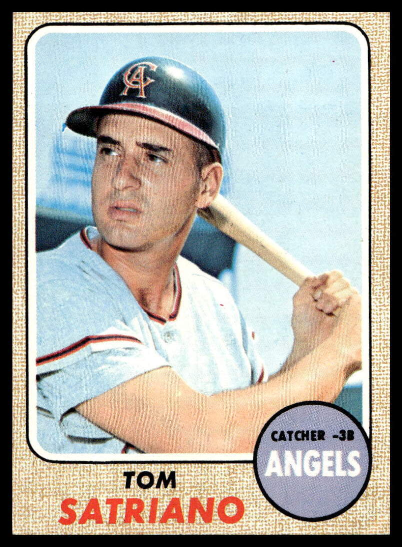 1968 Topps #238 Tom Satriano California Angels EX-EXMINT SET BREAK