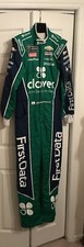 Kyle Larson #42 Clover 2019 NASCAR Race Used Driver Suit Autographed