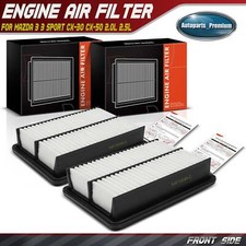 2Pcs Engine Air Filter for Mazda 3 2019-2024 3 Sport 19-23 CX-30 CX-50 2.0L 2.5L