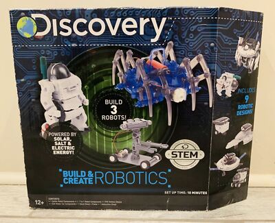 Discovery Kids Build Create 7 in 1 Alternative Energy Robotics STEM Activity