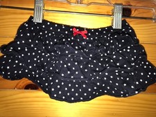 Gymboree Girls Red, White  Cute Navy Tired Ruffled Star Print Skort 6-12 Months