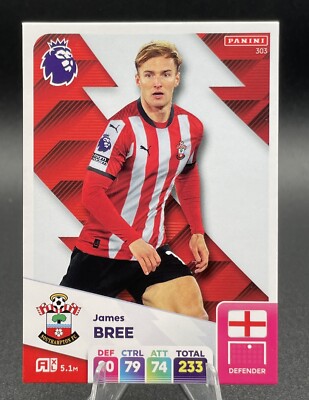 James Bree Panini 2024/2025 Adrenalyn XL 24/25 Southampton # 303