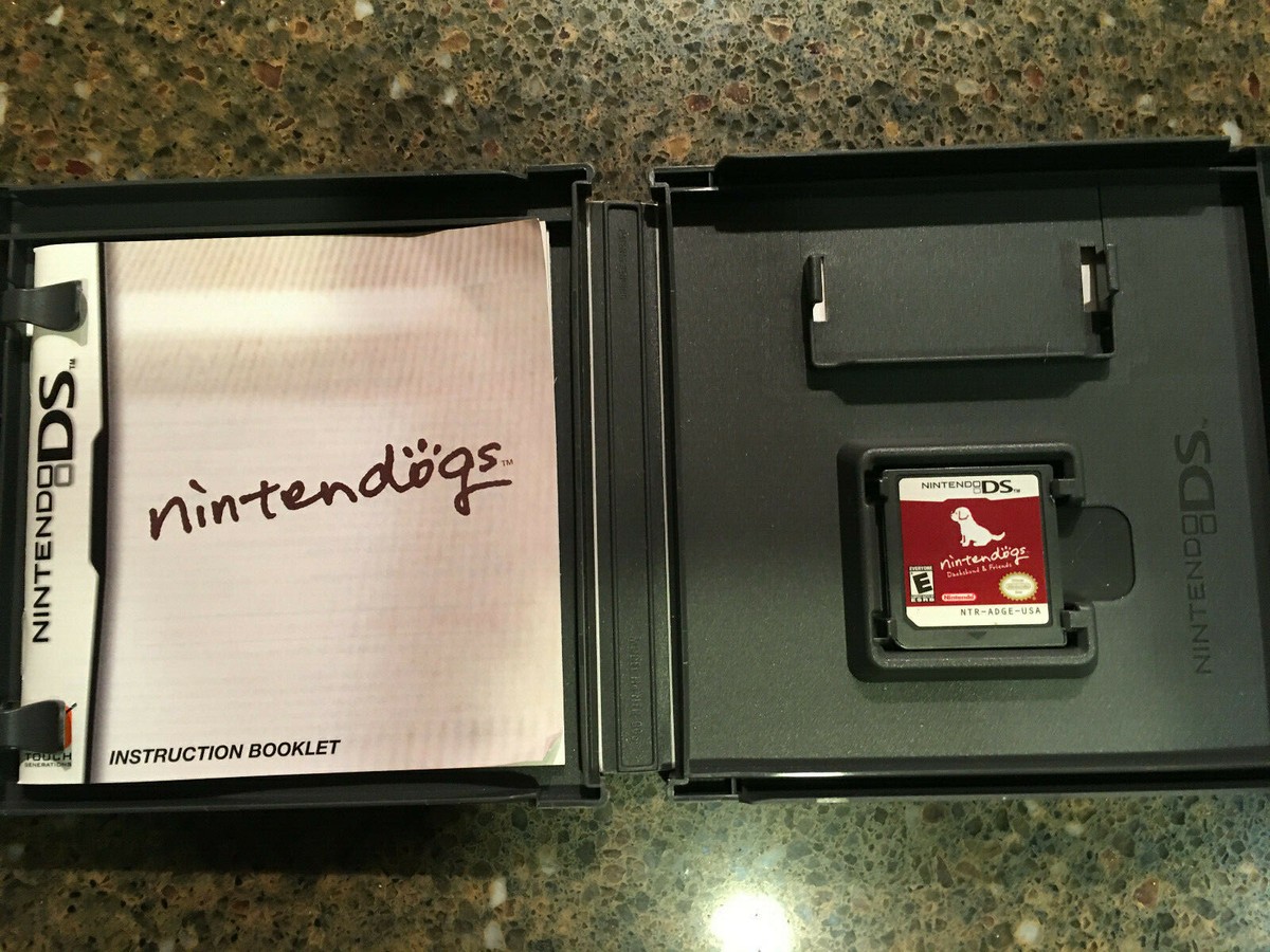 DS NINTENDOGS Game Cartridge in Box with all paperwork