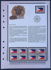 Nations Unies Document 1er jour Timbres Drapeaux Les Philippines O & N/O