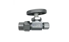 THEWORKS  1/2C PVC x 3/8 O.D. Straight Stop Valve Multi-Turn.