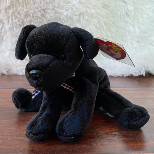 1999 Ty Beanie Babies LUKE the Labrador - Vintage Lab Dog Puppy Plush Baby PE
