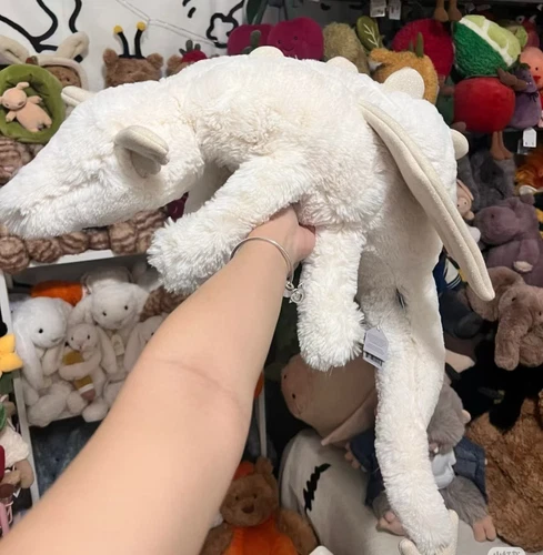 Jellycat Snow Dragon Soft Stuffed Toys Gifts With Tags Free Dust Bag Large 50CM - Picture 11 of 14