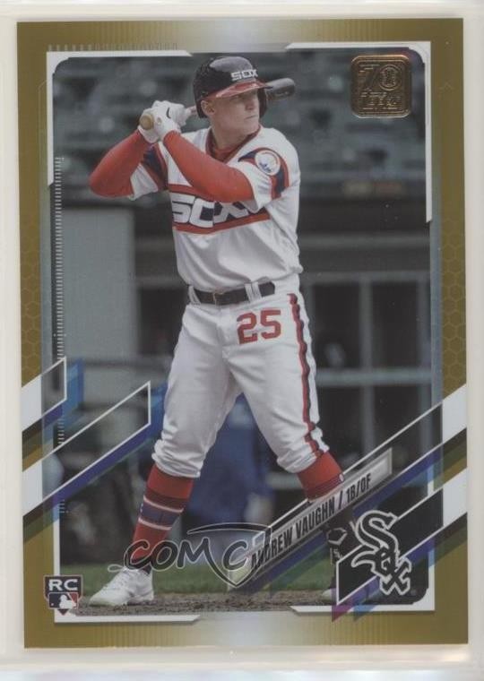 2021 Topps Update Gold Foil Andrew Vaughn #US312 m5w