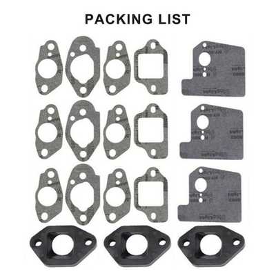 #ad #ad Carburetor Insulator Gasket Set For Honda GCV160 GCV190 16211 ZL8 000 Parts $14.31