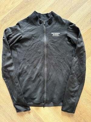 Pas Normal Studios Escapism Wool Langarm Radtrikot schwarz Herren L Large