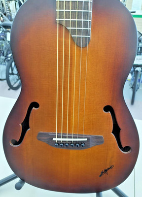 K.YAIRI Nocturne F-hall Custom Mini Size Travel Acoustic Guitar