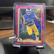 2025 Topps Chrome Kyren Williams #168 Hot Pink X-Fractor