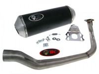 Turbokit Auspuff Turbo Kit Gmax 4T FüR Sym Hd 125 2