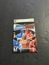 smackdown vs raw 2007 xbox 360 Manual Only