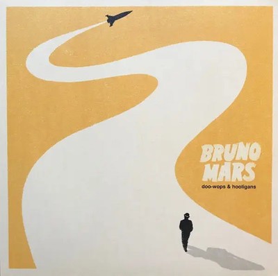 Bruno Mars Doo-Wops & Hooligans Orange Translucent Vinyl LP 33 RPM NM