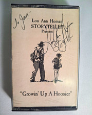 Lou Ann Homan - Growin' Up A Hoosier Cassette Tape 91 Storytelling, Autographed