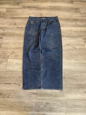 Baggy Rocawear Jeans Men  Blue Loose Hip Hop Embroidered Skater Y2K 36x32