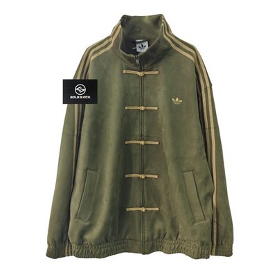 海外限定M Adidas チャイナトラックジャケット グリーン　KT3847 Adidas Originals CTT Chinese Track Casual Jacket KT3847 Unisex