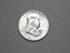 1951-S 50C Franklin Silver Half Dollar Gem Bu