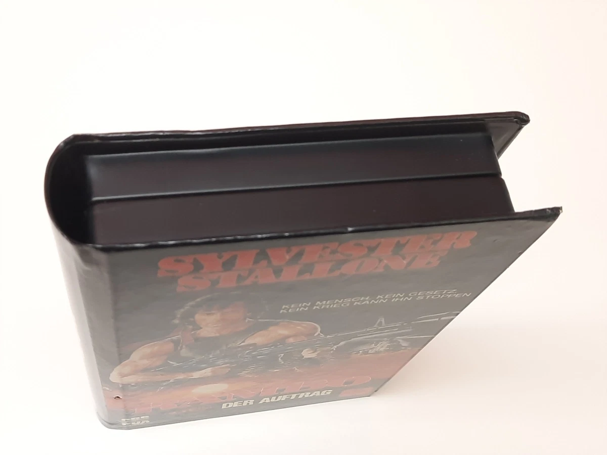 Rambo 2. Teil - Der Auftrag 1985 VHS German PAL Video Hartbox Sylvester Stallone