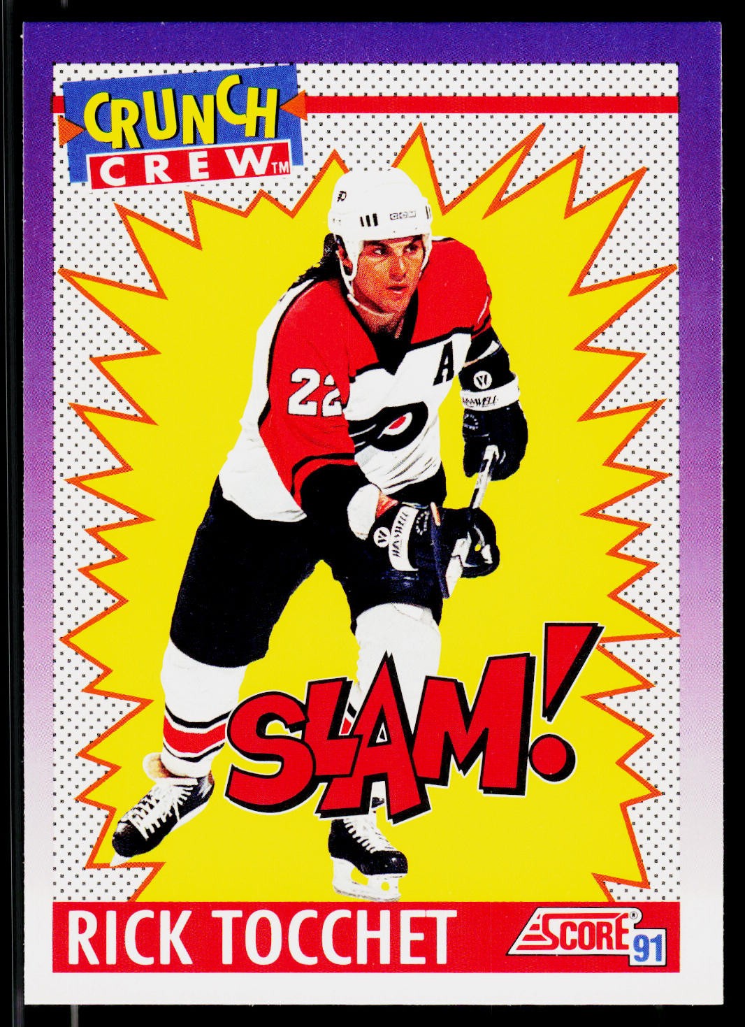Rick Tocchet, 1991-92 Score American, #302, Philadelphia Flyers,