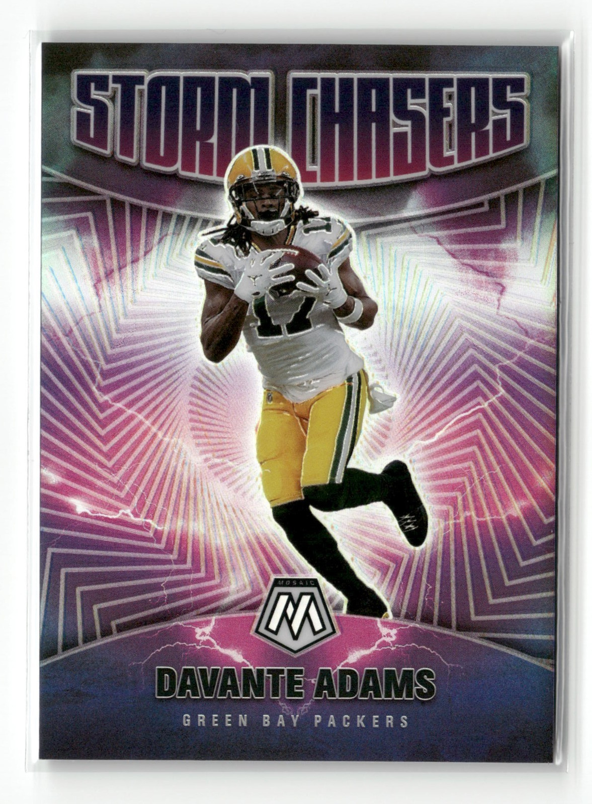 2021 Panini Mosaic Davante Adams #SC-11 Storm Chasers Insert SP Packers